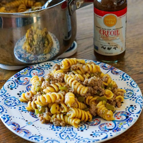 Homemade Hamburger Helper Creole Mesa de Vida