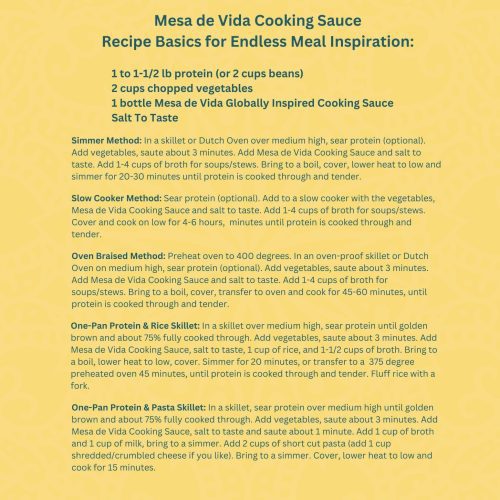 Mesa de Vida Cooking Sauce Recipe Basics 46d70f66 e4c5 42f1 8eab b1bd9cc4f8cf