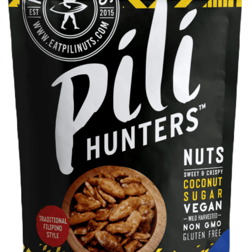 pili hunters nuts with coconut sugar