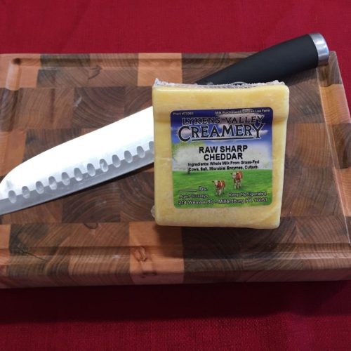 raw grass fed sharp cheddar cheese 105 oz